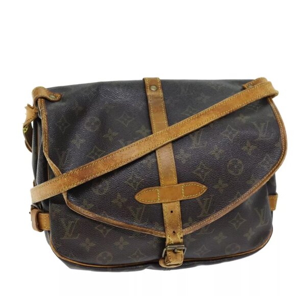 LOUIS VUITTON Monogram Saumur 30 Shoulder Bag - Picture 1 of 16
